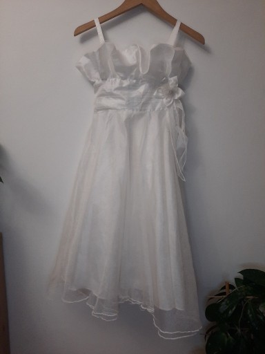 Zdjęcie oferty: Sukienka z tiulem biała komunijna ślubna Coucou 8