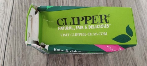 Zdjęcie oferty: Clipper Herbata Zielona 80szt Uszkodzone Pudełko