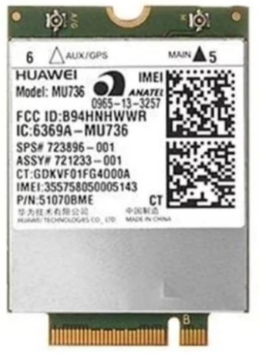 Zdjęcie oferty: Huawei Mu736 3G/Hspa+ Ngff Hs3110 Do Hp