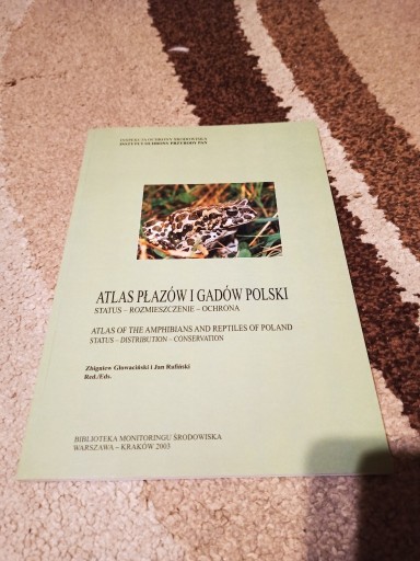 Zdjęcie oferty: Atlas płazów i gadów Polski