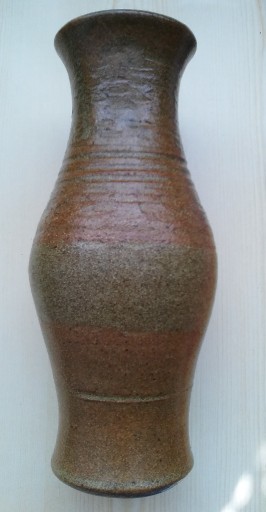 Zdjęcie oferty: Wazon ceramika, EKO, kolory ziemi,PRL,ok 23 cm wys