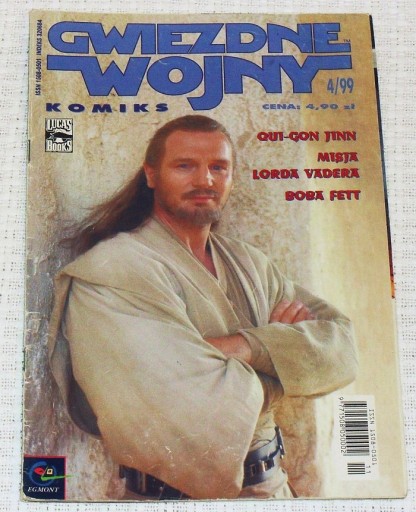 Zdjęcie oferty: Komiks Gwiezdne Wojny Qui-Gon Jinn Misja Boba 4/99