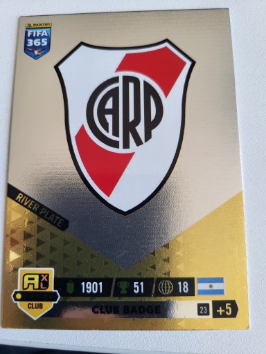 Zdjęcie oferty: FIFA 365 2023 CLUB BADGE LOGO 23 RIVER PLATE