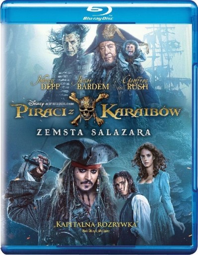 Zdjęcie oferty: Piraci z Karaibów: Zemsta Salazara Blu-ray