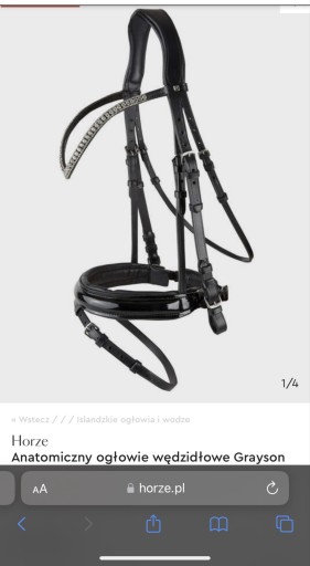 Zdjęcie oferty: Ogłowie anatomiczne Horze 