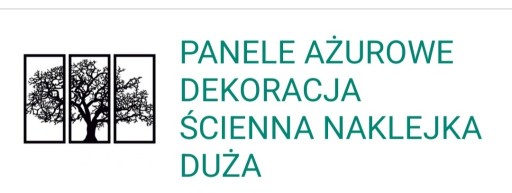 Zdjęcie oferty: PANELE AŻUROWE DEKORACJA ŚCIENNA NAKLEJKA DUŻA