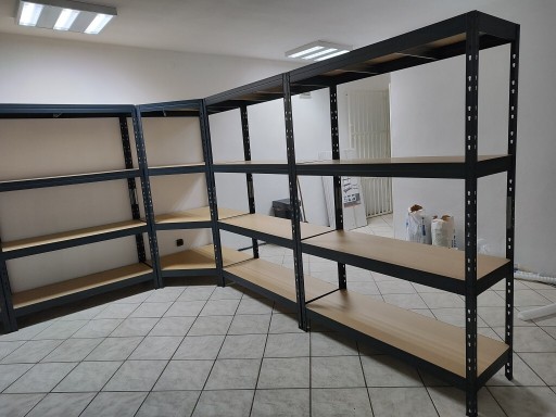 リーガル 120S Regał z półkami z siatki stalowej 180x120x45 cm, 250 kg