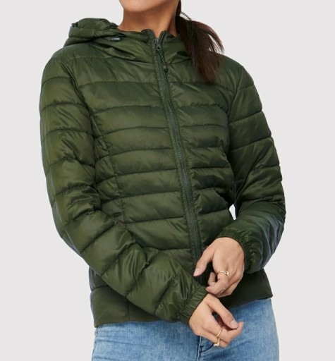 Zdjęcie oferty: Kurtka pikowana Only khaki zielona M/38