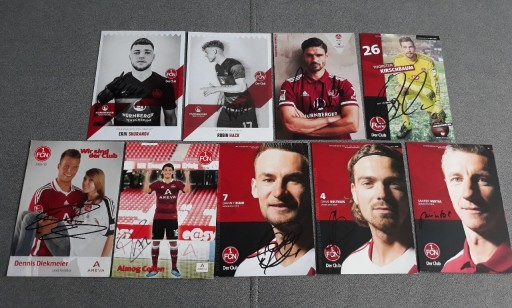 Zdjęcie oferty: Autografy piłkarskie Piłka nożna - FCN Nurnberg