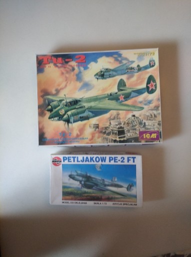 Zdjęcie oferty: Zestaw bombowce radzieckie 1:72