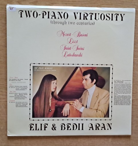 Zdjęcie oferty: Elif  & Bedii Aran – Two Piano Virtuosity - LP