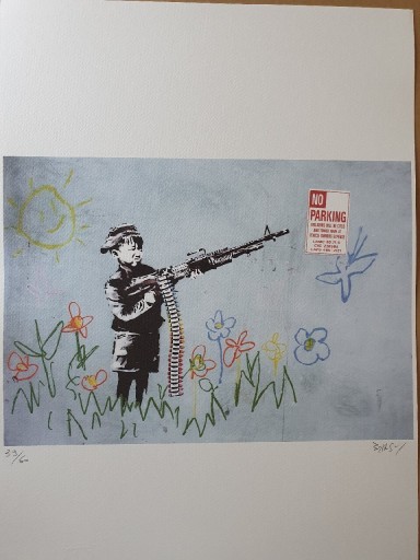 Zdjęcie oferty: Litografia Banksy 