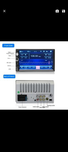 Zdjęcie oferty: Radio dotykowe z Androidem. 7 Cali