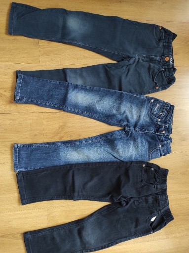 Zdjęcie oferty: Spodnie jeansowe mix dziewczynka 122 cm