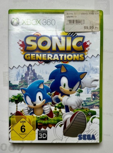 Zdjęcie oferty: Sonic Generations Xbox 360 pudełkowa 