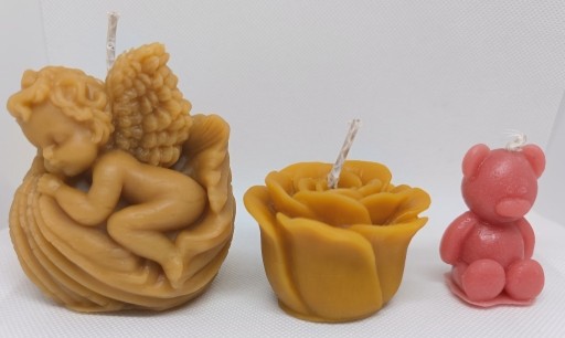 Zdjęcie oferty: Zestaw świec, świeczek, walentynkowy, na dzień kobiet, na urodziny. Aniołek