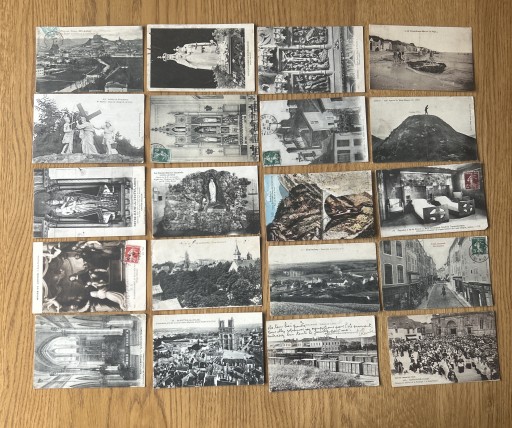 Zdjęcie oferty: Pocztówki Francja OBIEG 127 sztuk przed 1945