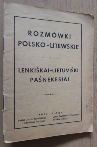 Zdjęcie oferty: Rozmówki polsko – litewskie 