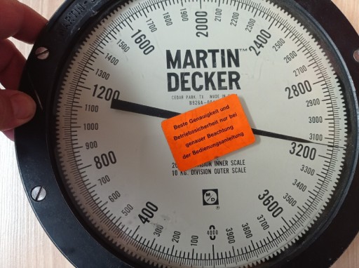 Zdjęcie oferty: Martin Decker GD35K-8 MD TOTCO czujnik wagowy 