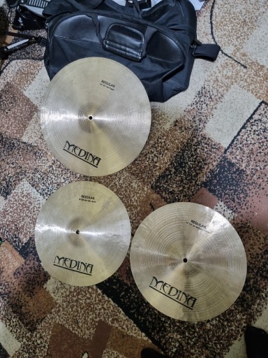 Zdjęcie oferty: Talerze Medina B20 brąz  Hi Hat 14"& crash 16"