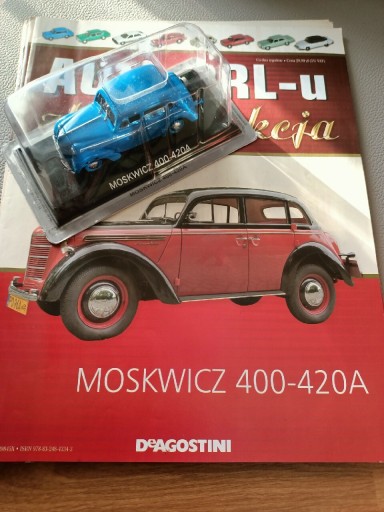 Zdjęcie oferty: Moskwicz 400-420A Auta PRL Złota kolekcja 1:43