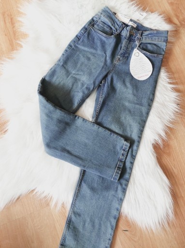 Zdjęcie oferty: spodnie jeansy dzinsy xs s prosta nogawka