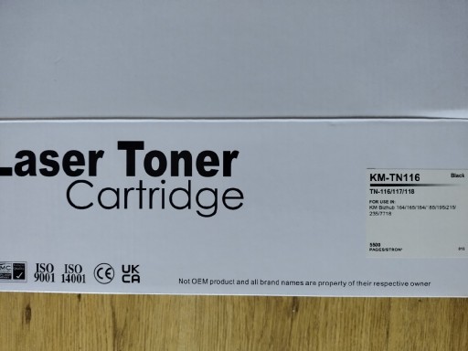 Zdjęcie oferty: Laser Toner Cartridge KM TN116