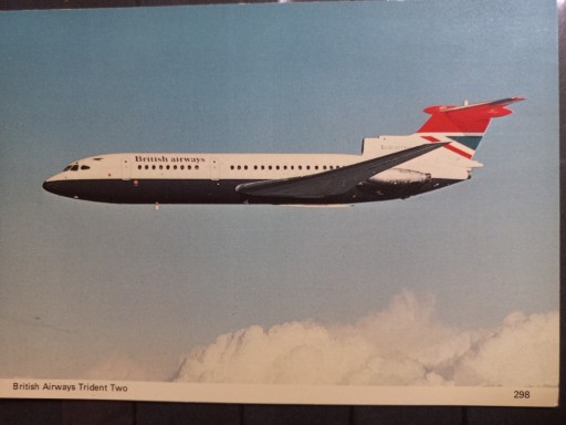 Zdjęcie oferty: Pocztówka British Airways Hawker Siddeley Trident