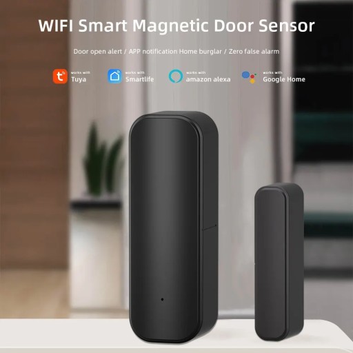 Zdjęcie oferty: Czujnik otwarcia drzwi okien WIFI TUYA Smart black