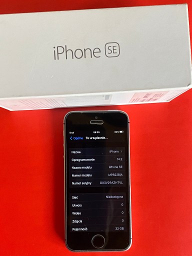 Zdjęcie oferty: Apple iPhone SE  32 GB 4G (LTE) srebrny