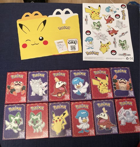 Zdjęcie oferty: Pokemon mcdonald's 2023 booster tcg