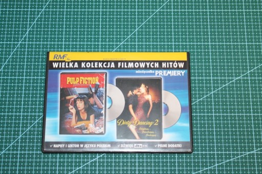 Zdjęcie oferty: Pulp Fiction , Dirty Dancing 2    2 płyty DVD 