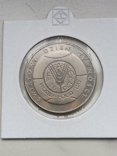 Zdjęcie oferty: Moneta 50 zł 1981 r Światowy dzień żywności 