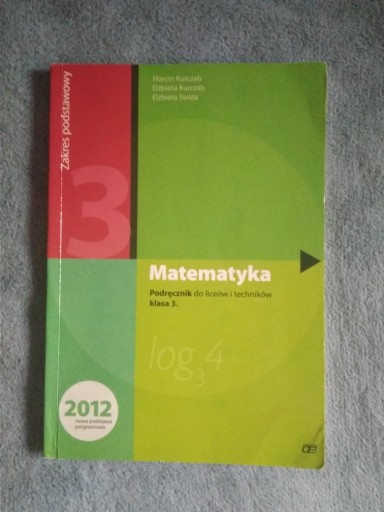 Zdjęcie oferty: Matematyka klasa 3 OE podręcznik i zbiór zadań