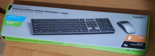 Zdjęcie oferty: Zestaw bezprzewodowy klawiatura + mysz tracer