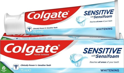 Zdjęcie oferty: Colgate Sensitive Sensifoam Wybielająca pasta do zębów - 75ml