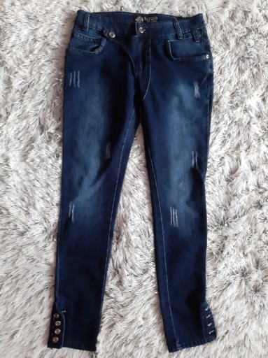 Zdjęcie oferty: Spodnie jeans 31 md jeans XS/S 34/36 granatowe 