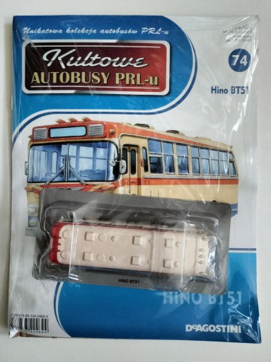 Zdjęcie oferty: Kultowe autobusy PRL 74 - Hino BT51