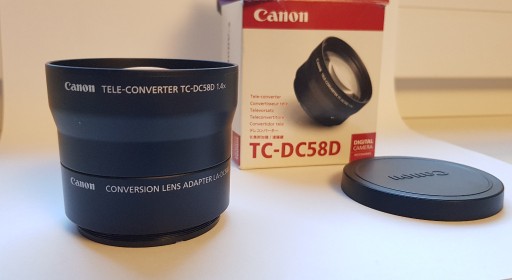 Zdjęcie oferty: Canon Tele-converter TC-DC58D 1.4x