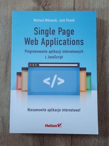 Zdjęcie oferty: Single Page Web Applications JavaScript