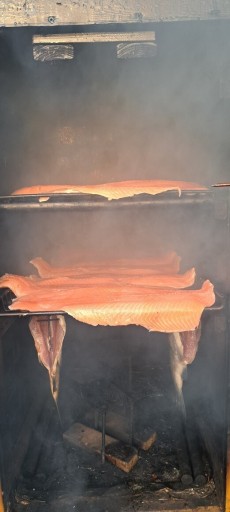 Zdjęcie oferty: Łosoś filet wędzony na ciepło 1KG.