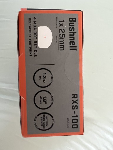 Zdjęcie oferty: Bushnell Reflex Sight Black RXS100