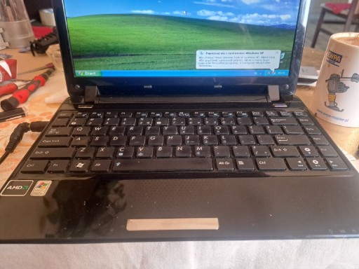 Zdjęcie oferty: Zgrabny mini retro laptop Asus EeePC 1201k, Athlon, 1gb, 250Gb HDD, Win XP