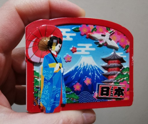 Zdjęcie oferty: Zagraniczny magnes na lodówkę 3D Japonia