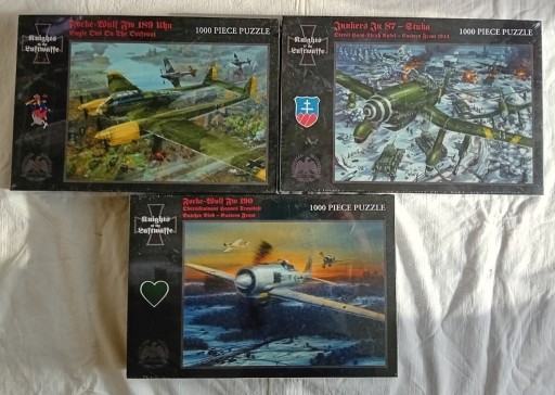 Zdjęcie oferty: knights of the luftwaffe puzzle 1000 el nowe x 3