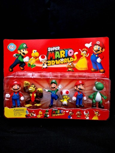 Zdjęcie oferty: Figurki Super Mario 3D World 6szt Idealny Prezent