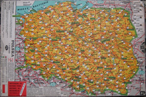 Zdjęcie oferty: Mapa drogowa przesuwna Bielsko Biała BEFAMA