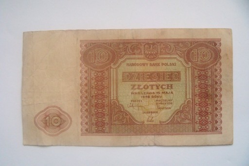 Zdjęcie oferty: POLSKA Banknot 10 zł. 1946 r. 