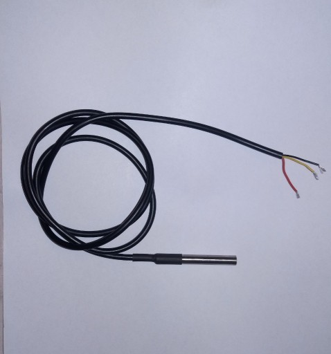 Zdjęcie oferty: Czujnik temperatury DS18B20 kabel 1m wodoodporny.