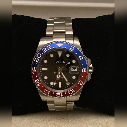 Zdjęcie oferty: Parnis GMT Automatic Pepsi